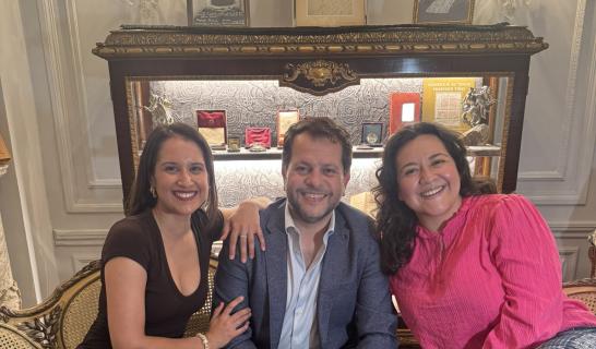 Sara Blanch, Roger Padullés and Adriana González 